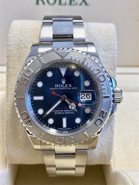 rolex yacht master blue face|rolex perpetual yacht master 40.